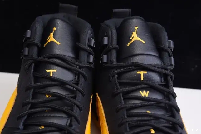 Reps TB Black 12 Gold Retro University Jordan Air 130690-070 0620